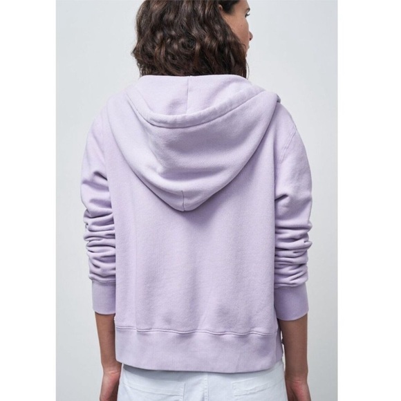 Nili Lotan Callie Zip Up Hoodie Lavender - Picture 3 of 11